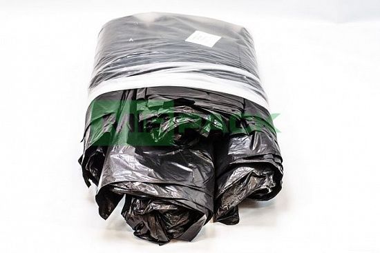 Мешки для мусора 120 литров, 25 мкм, в пачках, 200 шт. черные - 2х слойные - Вид 4